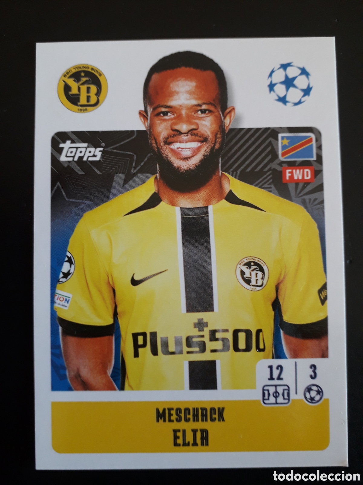 Cromos de f&uacute;tbol: ELIA YOUNG BOYS N&deg; 442 UEFA CHAMPIONS LEAGUE SEASON TOPPS 24 25 2024 2025 PEDIDO M&Iacute;NIMO 3&euro;