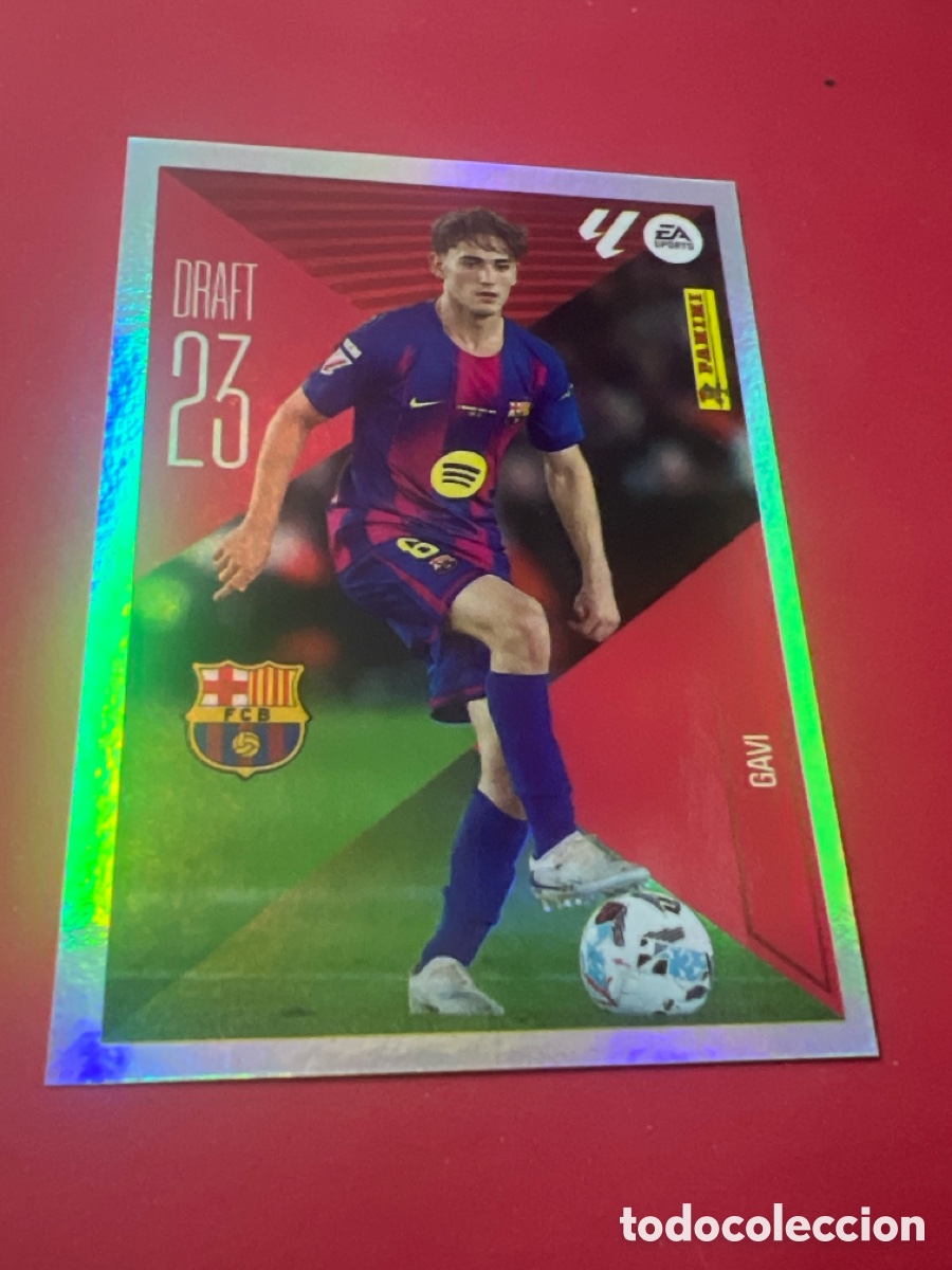 Cromos de f&uacute;tbol: C4481. Gavi draft 23 n&uacute;mero 8 Del Barcelona cromo de la liga este 26-27 2026-2027
