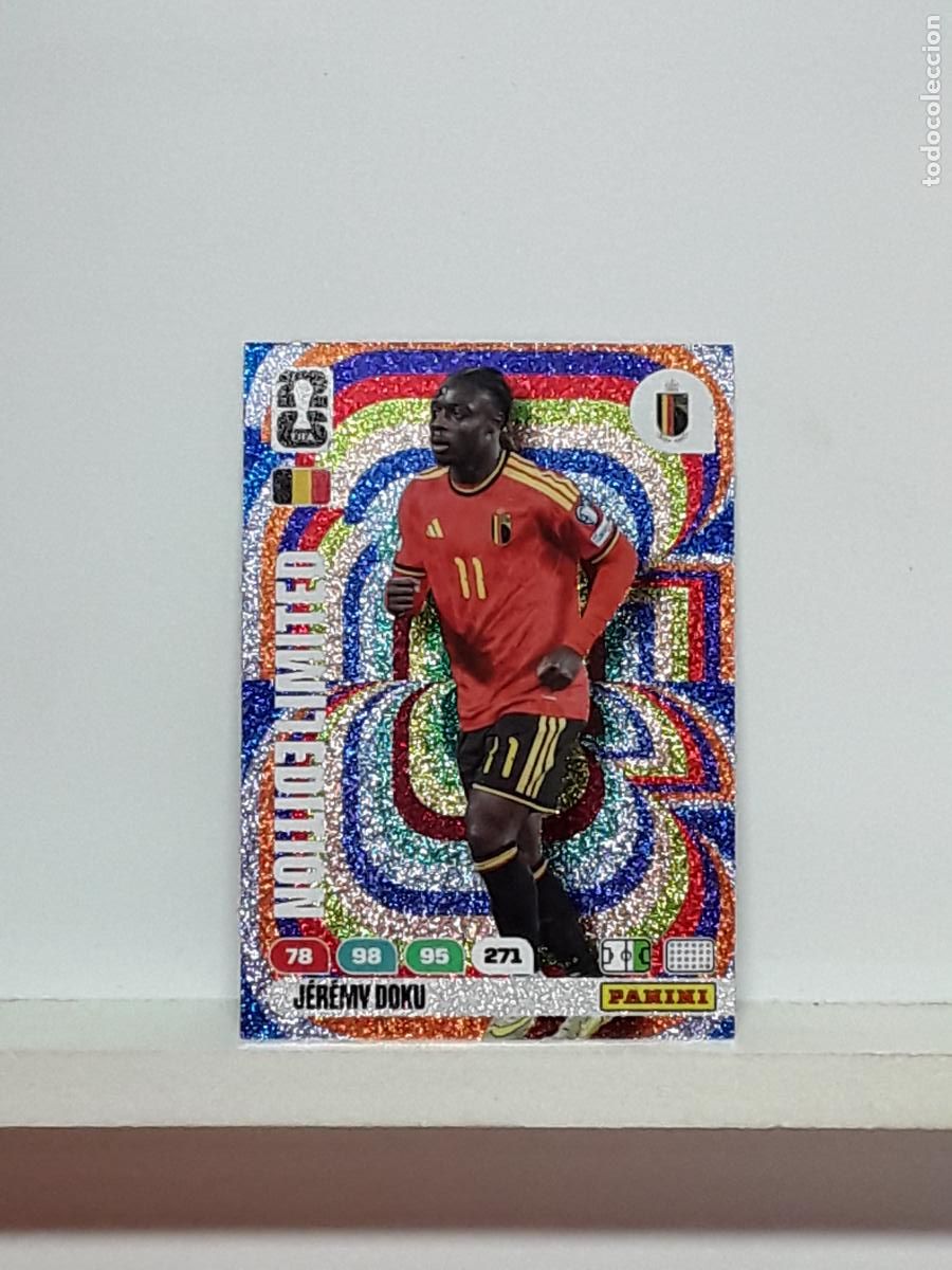Cromos de Futebol: ADRENALYN MUNDIAL 2026 WORLD CUP 26 ALBUM PANINI N LIMITADA BELGICA BELGIUM JEREMY DOKU