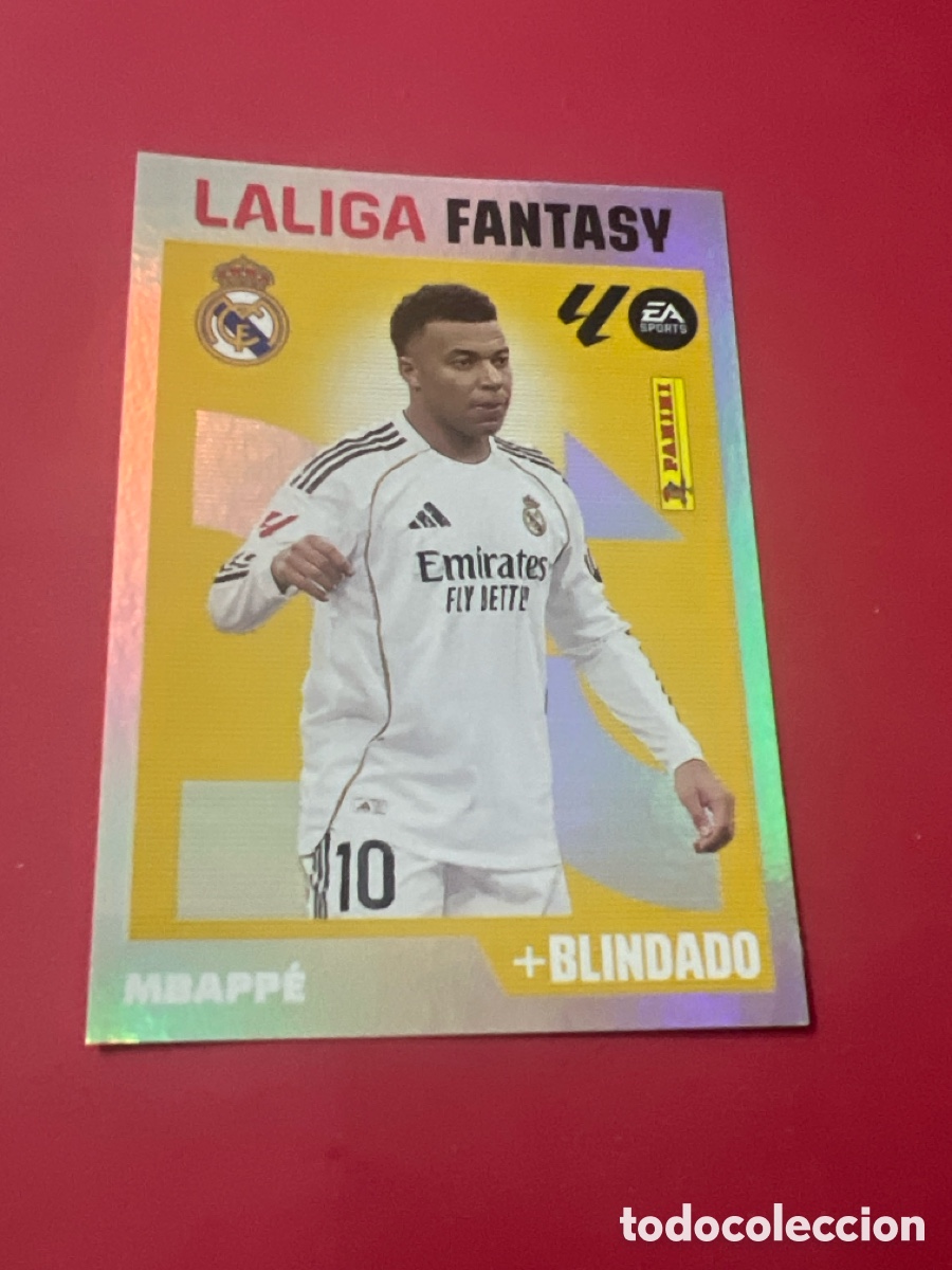 Fu&szlig;ball-Sticker: C4507. Mbappe Laliga Fantasy 9 Real Madrid Ediciones Liga este 26 27 2026 2027