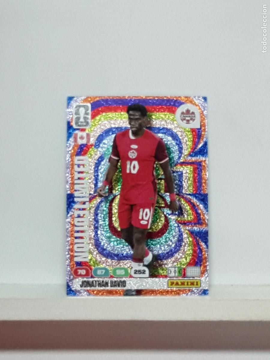 Cartes &agrave; collectionner de Football: ADRENALYN MUNDIAL 2026 WORLD CUP 26 ALBUM PANINI N LIMITADA CANADA JONATHAN DAVID