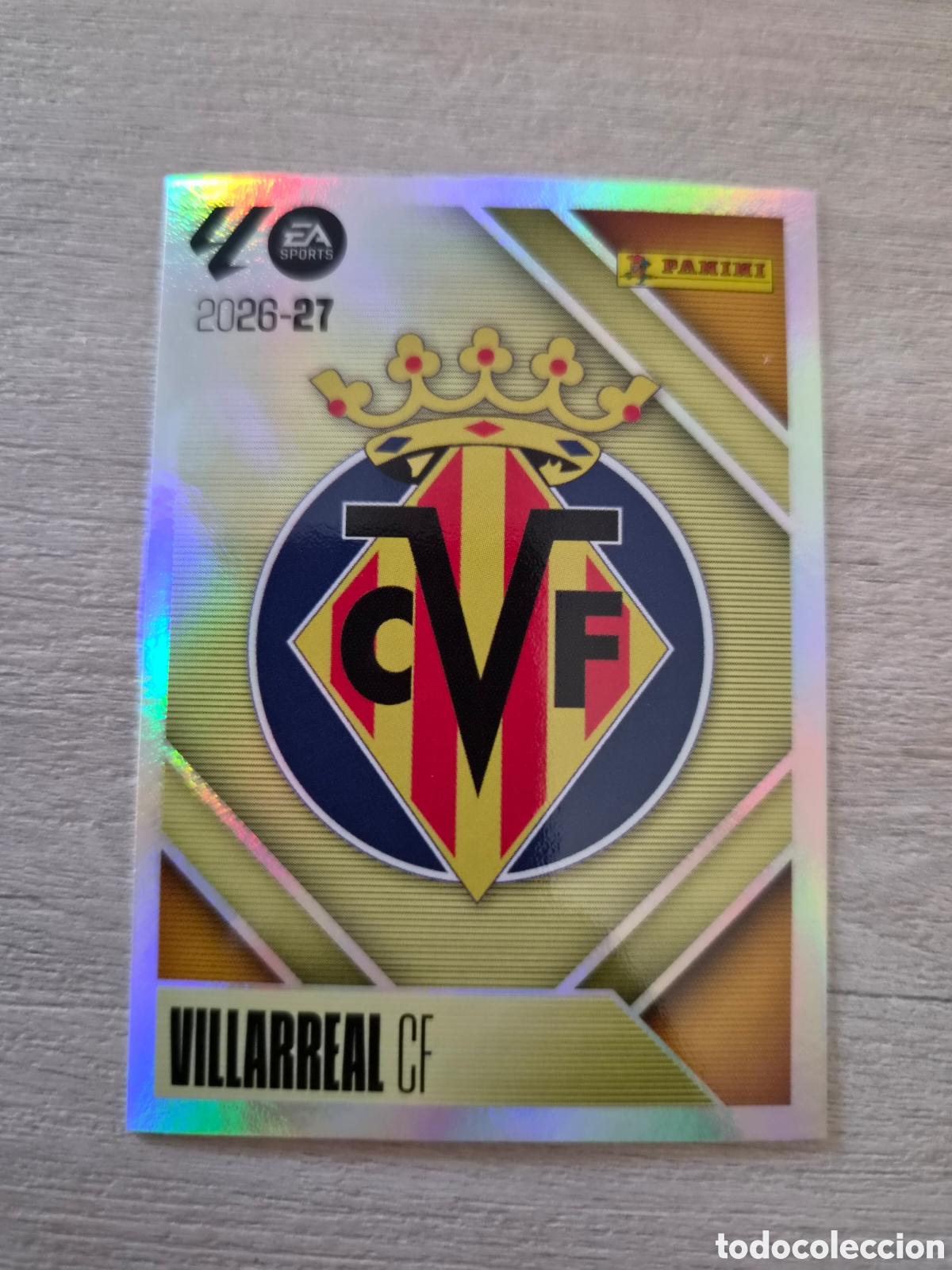 Fu&szlig;ball-Sticker: N&deg;1 Villarreal Escudo Liga Este 26/27