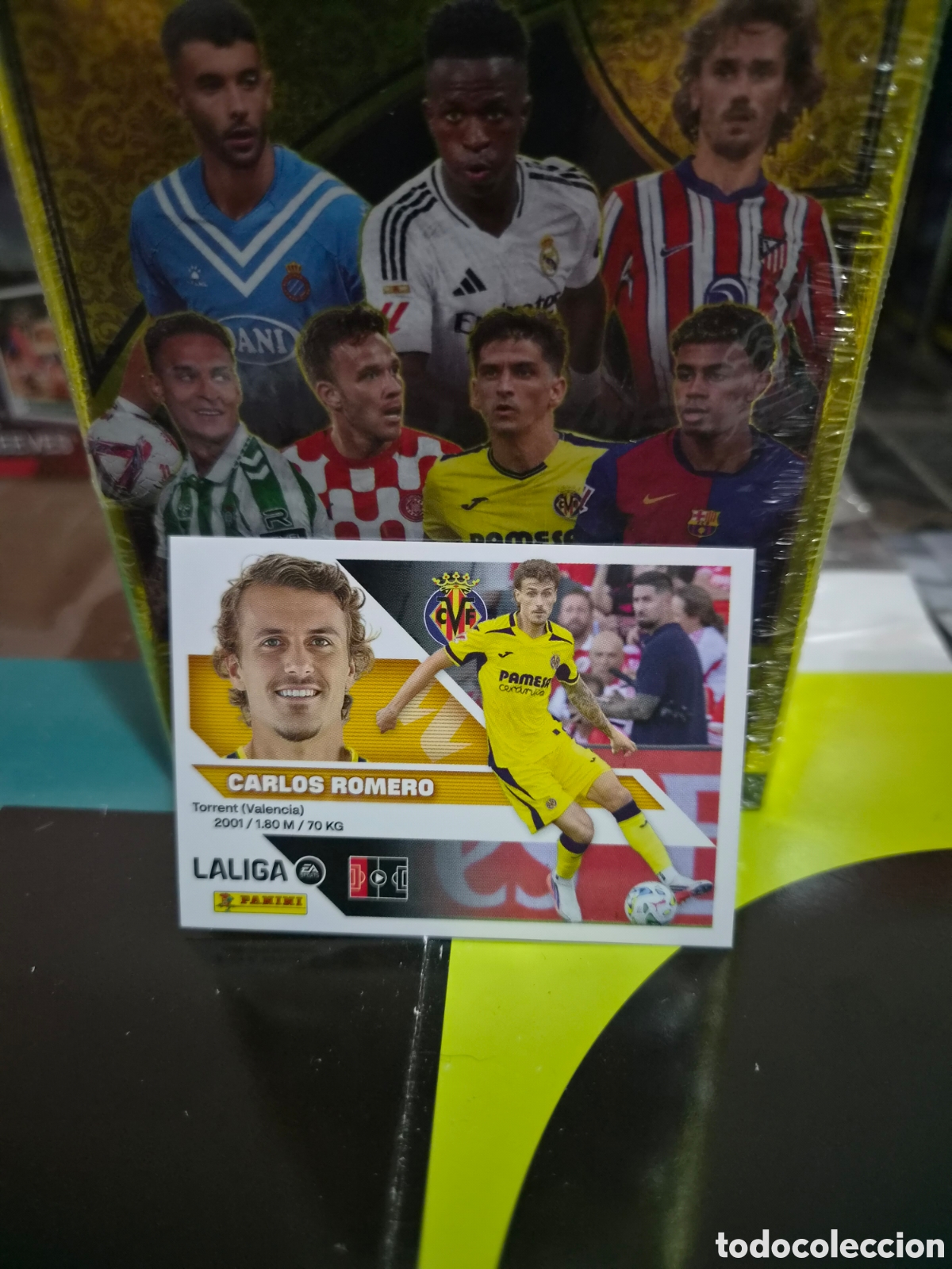 Cromos de f&uacute;tbol: N&deg;4 Fichaje Carlos Romero Liga Este 26/27