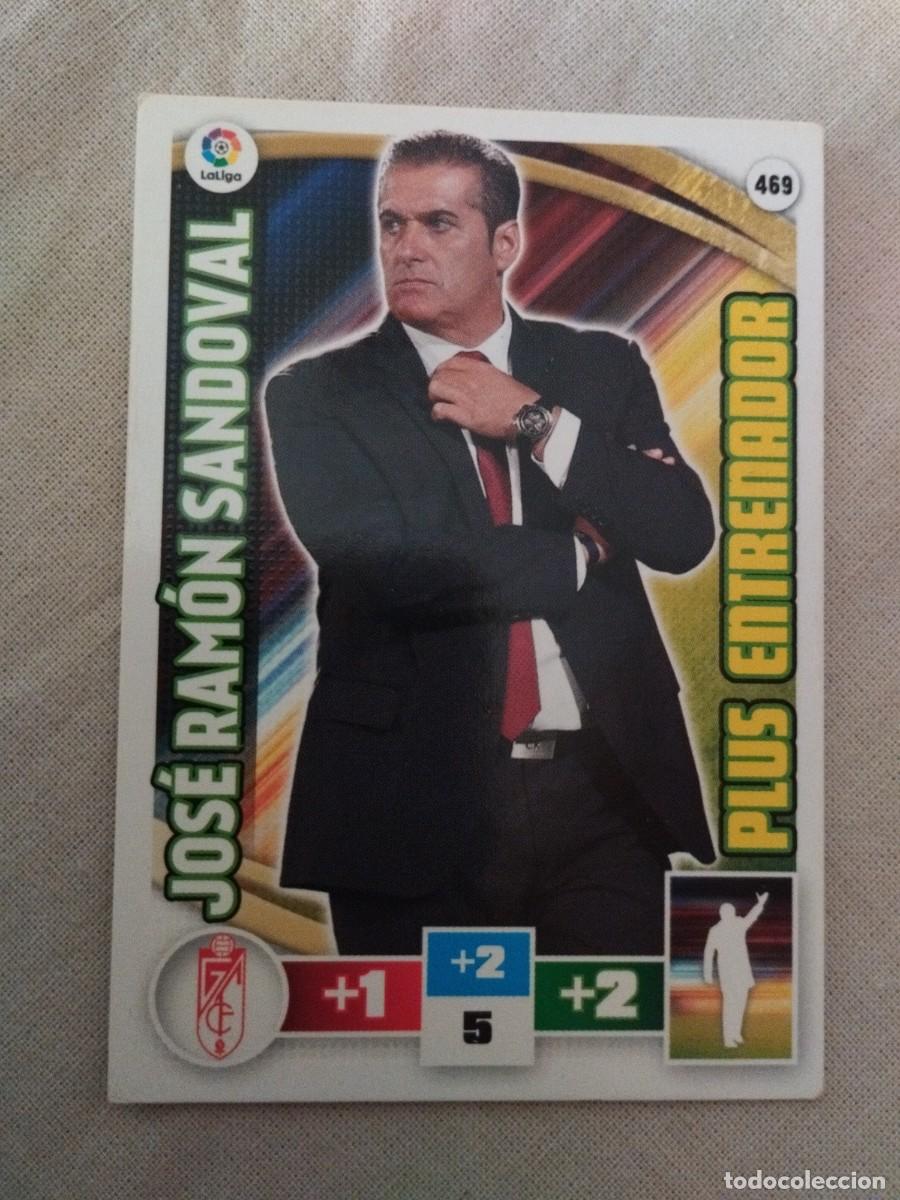 Cromos de f&uacute;tbol: Sandoval Plus entrenador Granada 2015-16
