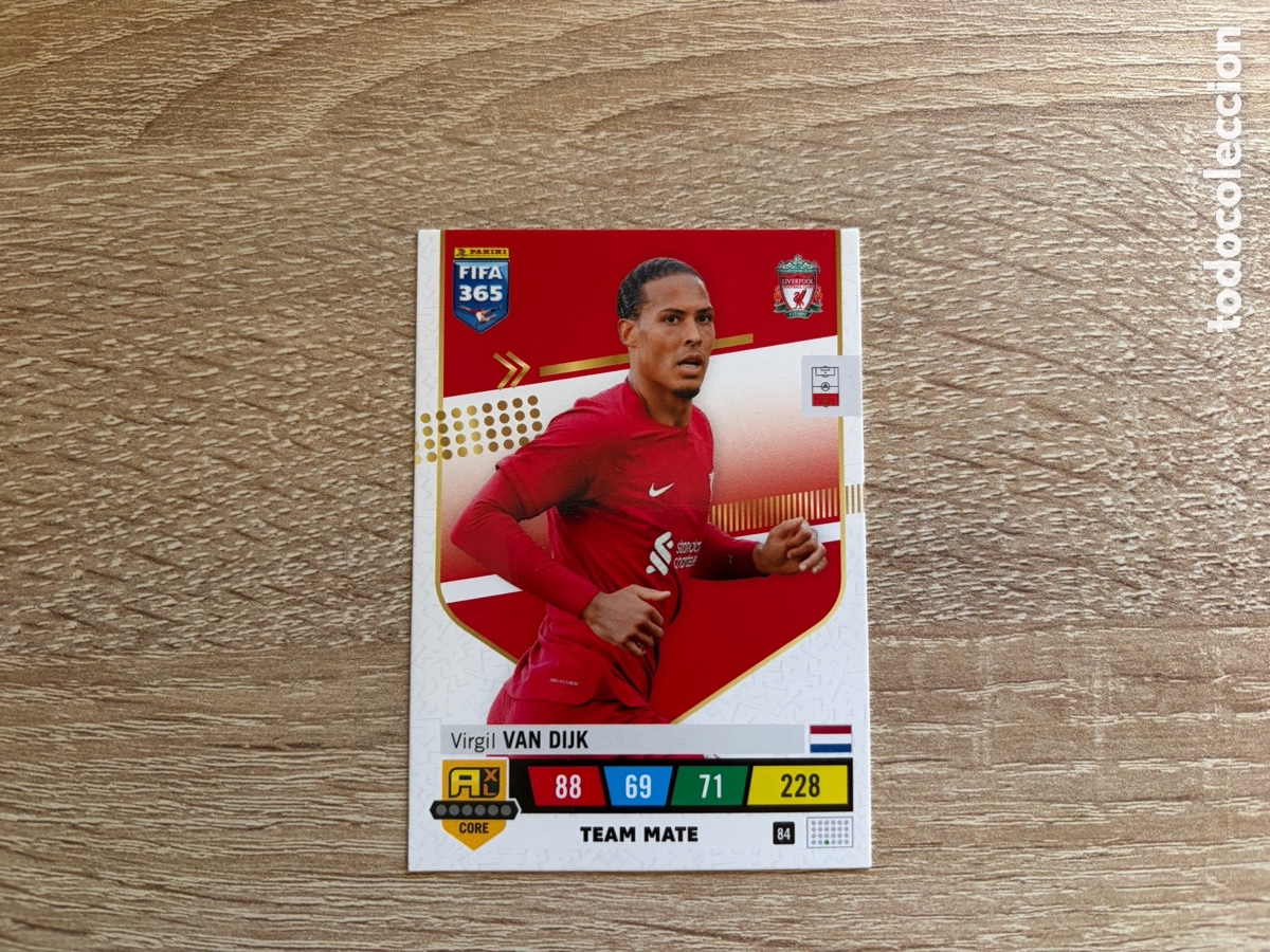Cromos de f&uacute;tbol: 228 VIRGIL VAN DIJK ADRENALYN XL FIFA 365 2023 LIVERPOOL