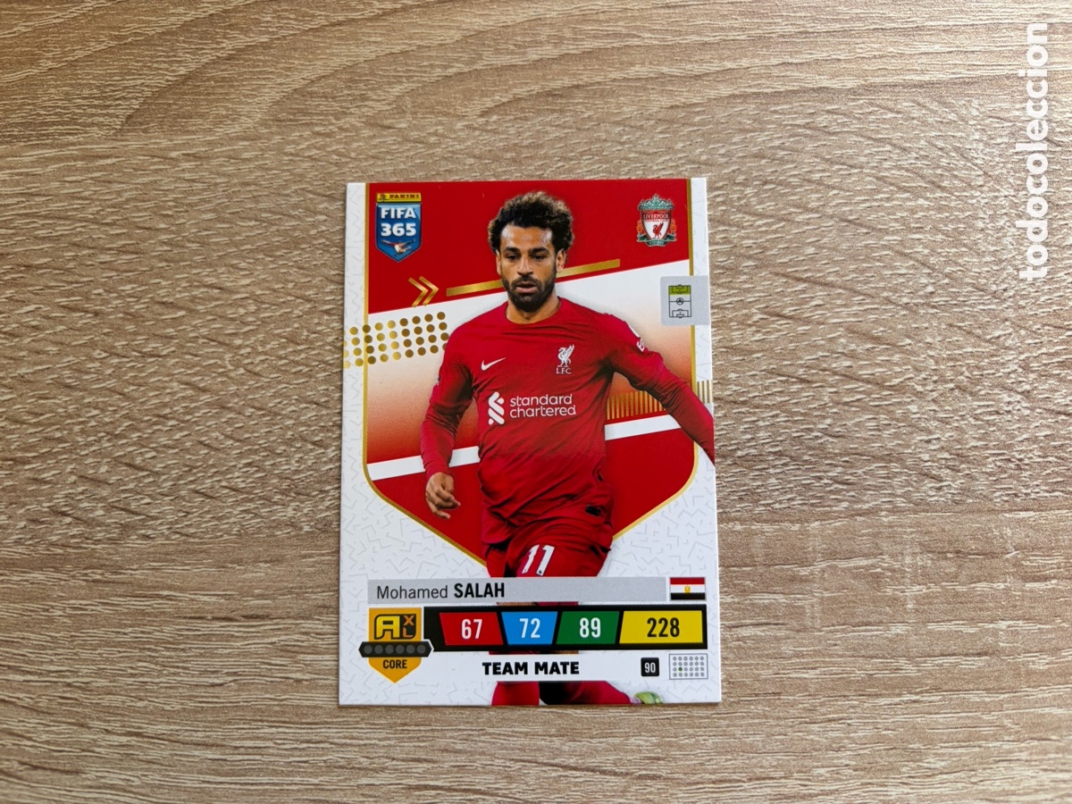 Cromos de f&uacute;tbol: 228 MOHAMED SALAH ADRENALYN XL FIFA 365 2023 LIVERPOOL