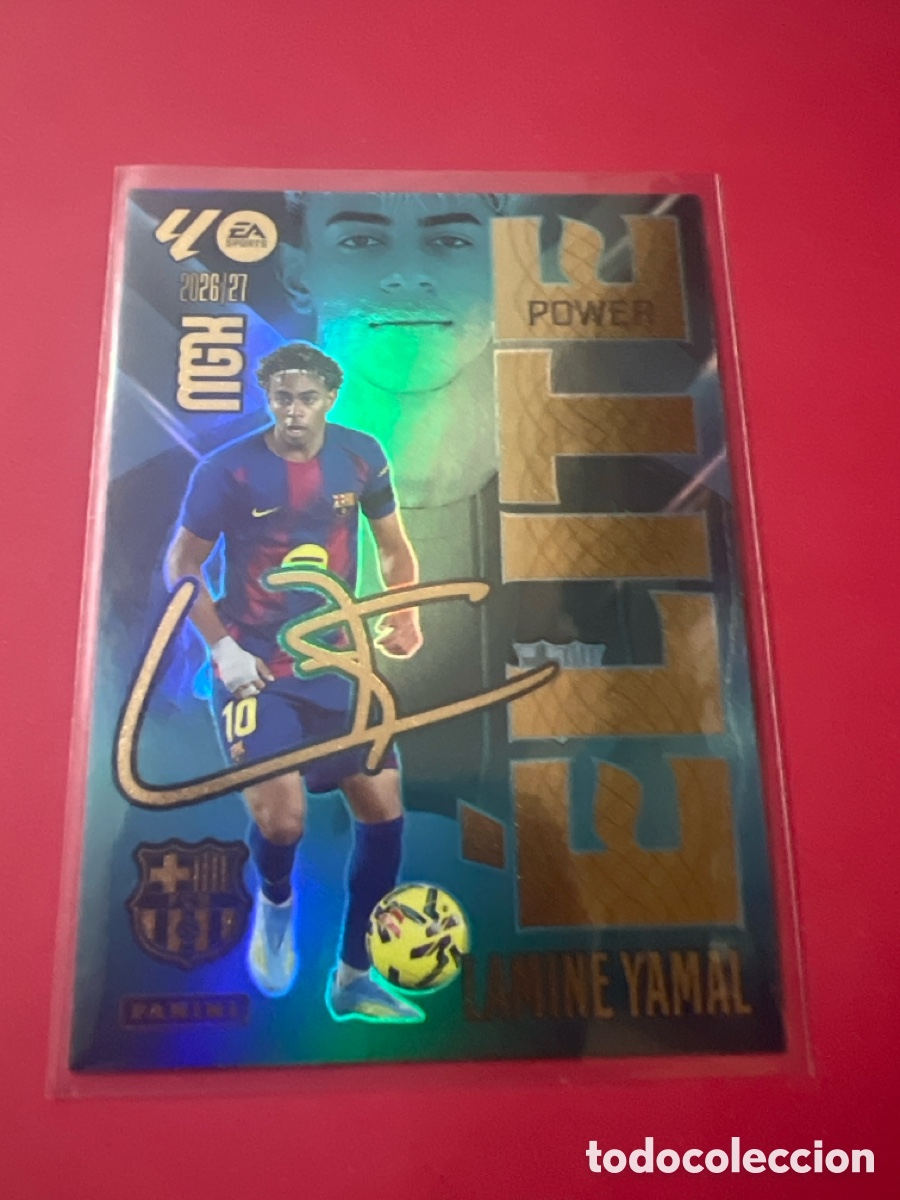 Cromos de f&uacute;tbol: C4585. MEGACRACKS 2026 2027 ELITE POWER N 9P LAMINE YAMAL
