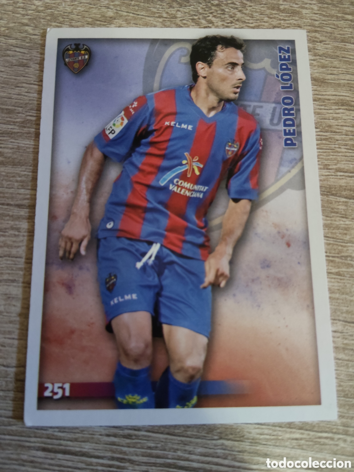 Cromos de f&uacute;tbol: Mundicromo las fichas de la liga 2015 251 Pedro L&oacute;pez Levante