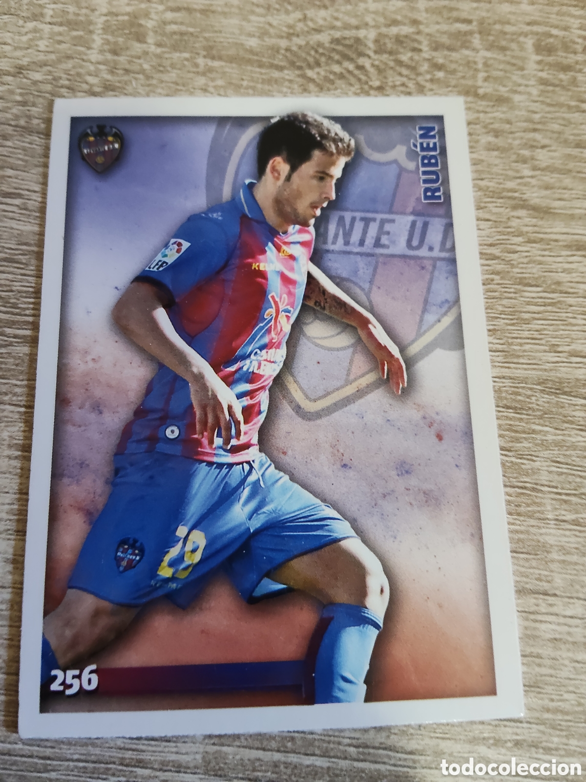 Cromos de f&uacute;tbol: Mundicromo las fichas de la liga 2015 256 Rub&eacute;n Levante