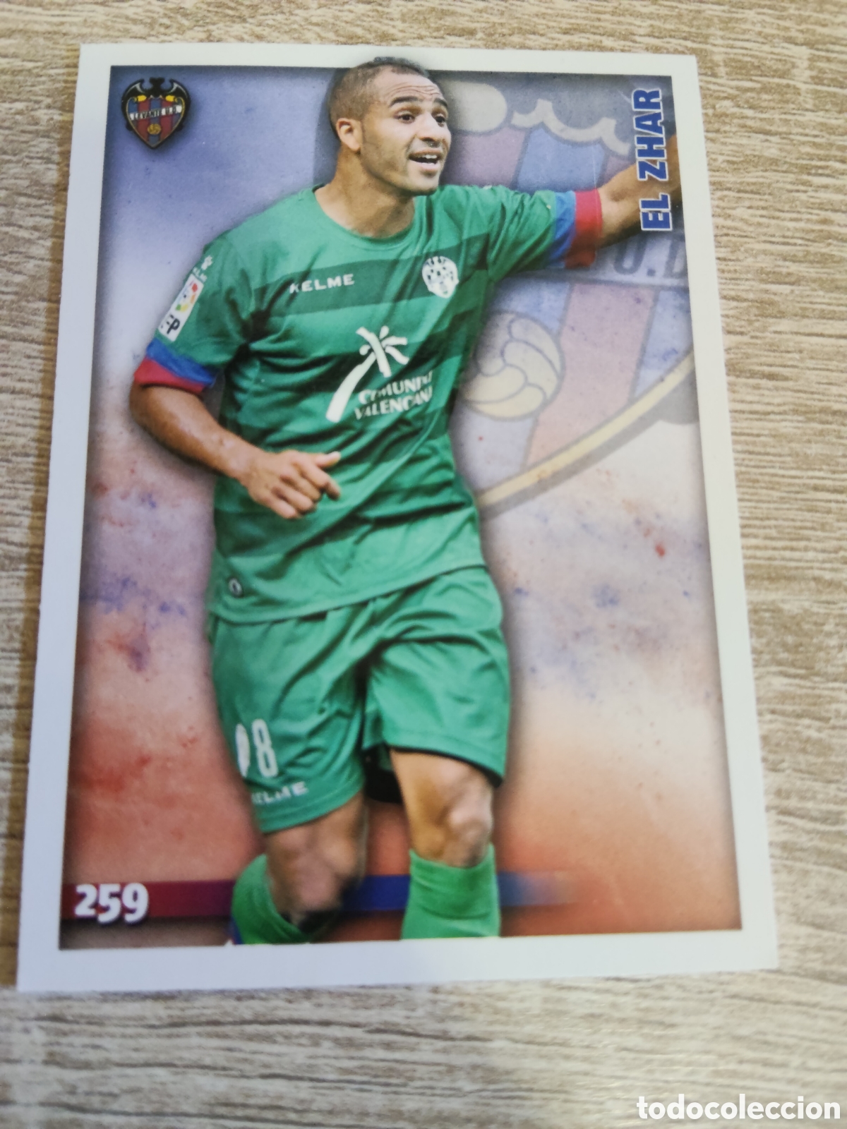 Cromos de f&uacute;tbol: Mundicromo las fichas de la liga 2015 259 El Zhar Levante