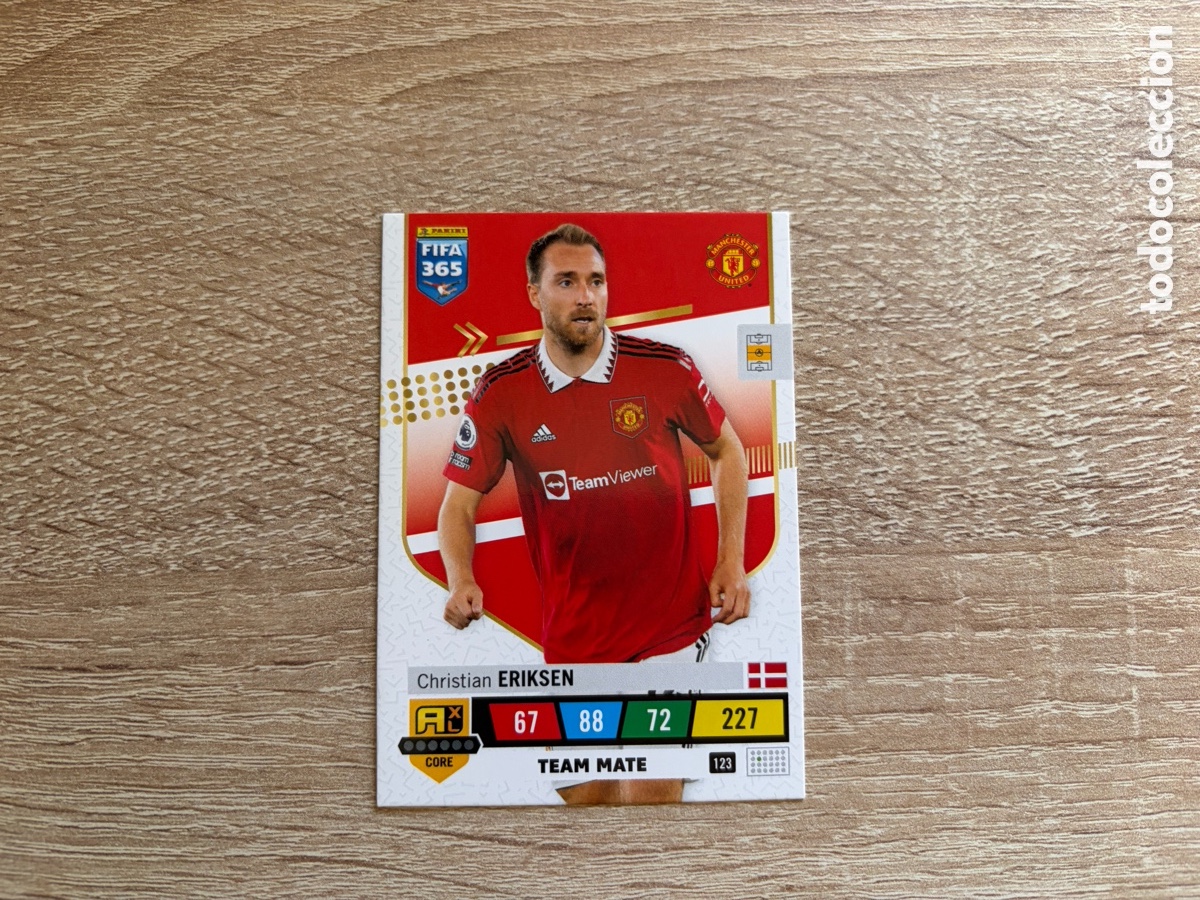 Cromos de f&uacute;tbol: 123 CHRISTIAN ERIKSEN ADRENALYN XL FIFA 365 2023 MANCHESTER UNITED