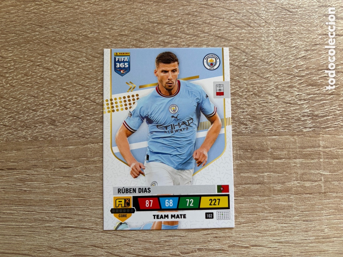 Cromos de f&uacute;tbol: 102 R&Uacute;BEN DIAS ADRENALYN XL FIFA 365 2023 MANCHESTER CITY