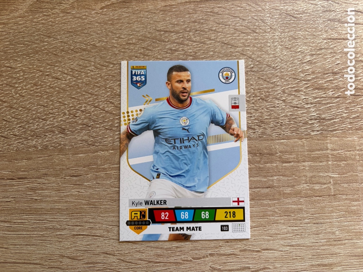 Cromos de f&uacute;tbol: 103 KYLE WALKER ADRENALYN XL FIFA 365 2023 MANCHESTER CITY