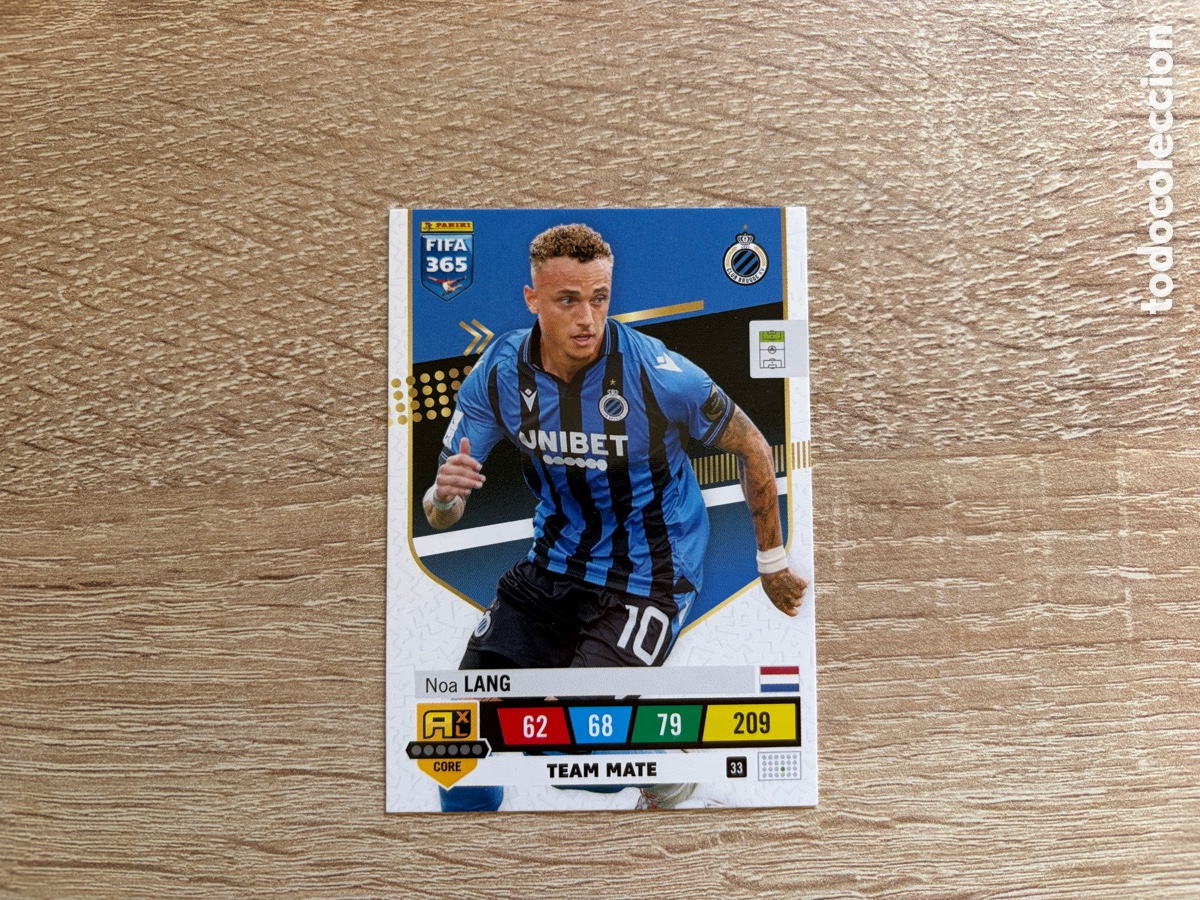 Cromos de f&uacute;tbol: 33 NOA LANG ADRENALYN XL FIFA 365 2023 CLUB BRUGGE