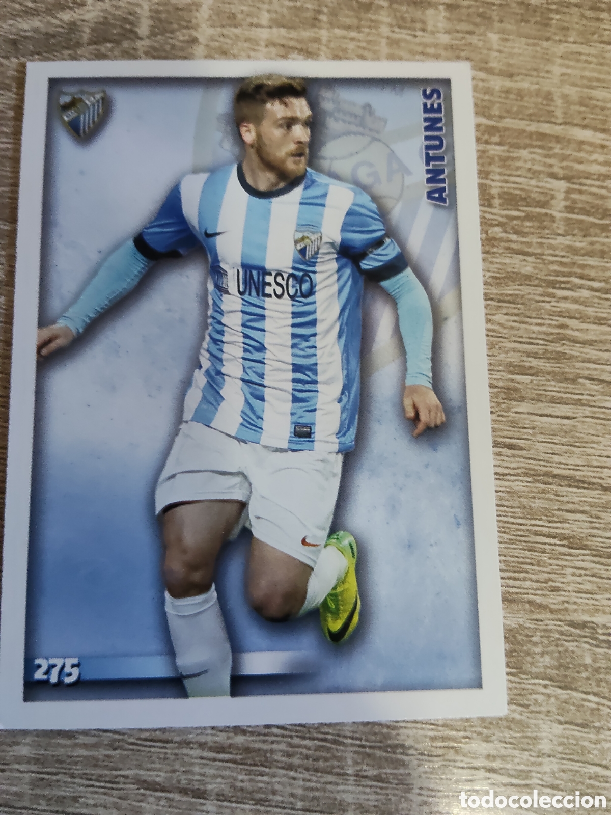 Cromos de f&uacute;tbol: Mundicromo las fichas de la liga 2015 275 Antunes M&aacute;laga
