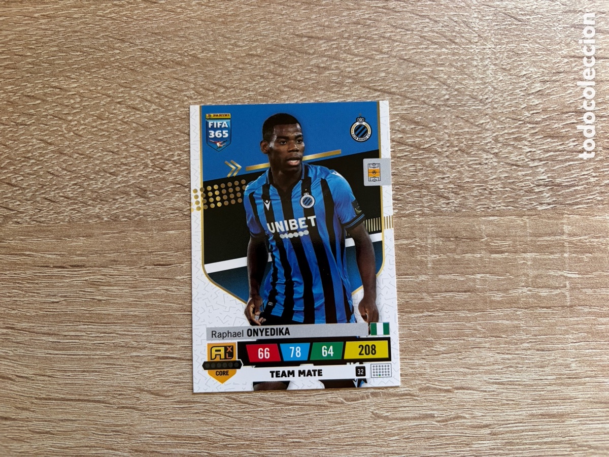 Cromos de f&uacute;tbol: 32 RAPHAEL ONYEDIKA ADRENALYN XL FIFA 365 2023 CLUB BRUGGE