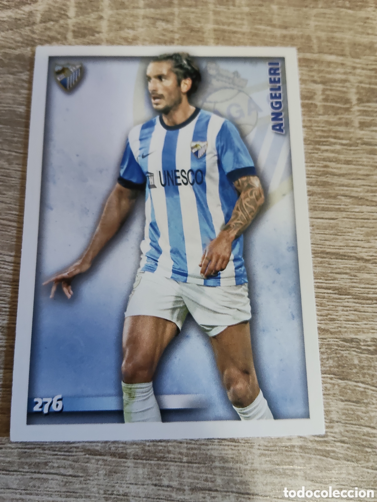 Cromos de f&uacute;tbol: Mundicromo las fichas de la liga 2015 276 Angeleri M&aacute;laga