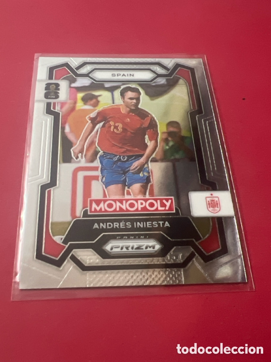 Figurine di Calcio: C4625. ANDRES INIESTA 43 ESPA&Ntilde;A SPAIN FIFA WORLD CUP 2026 PANINI PRIZM MONOPOLY COLECCI&Oacute;N MUNDIAL