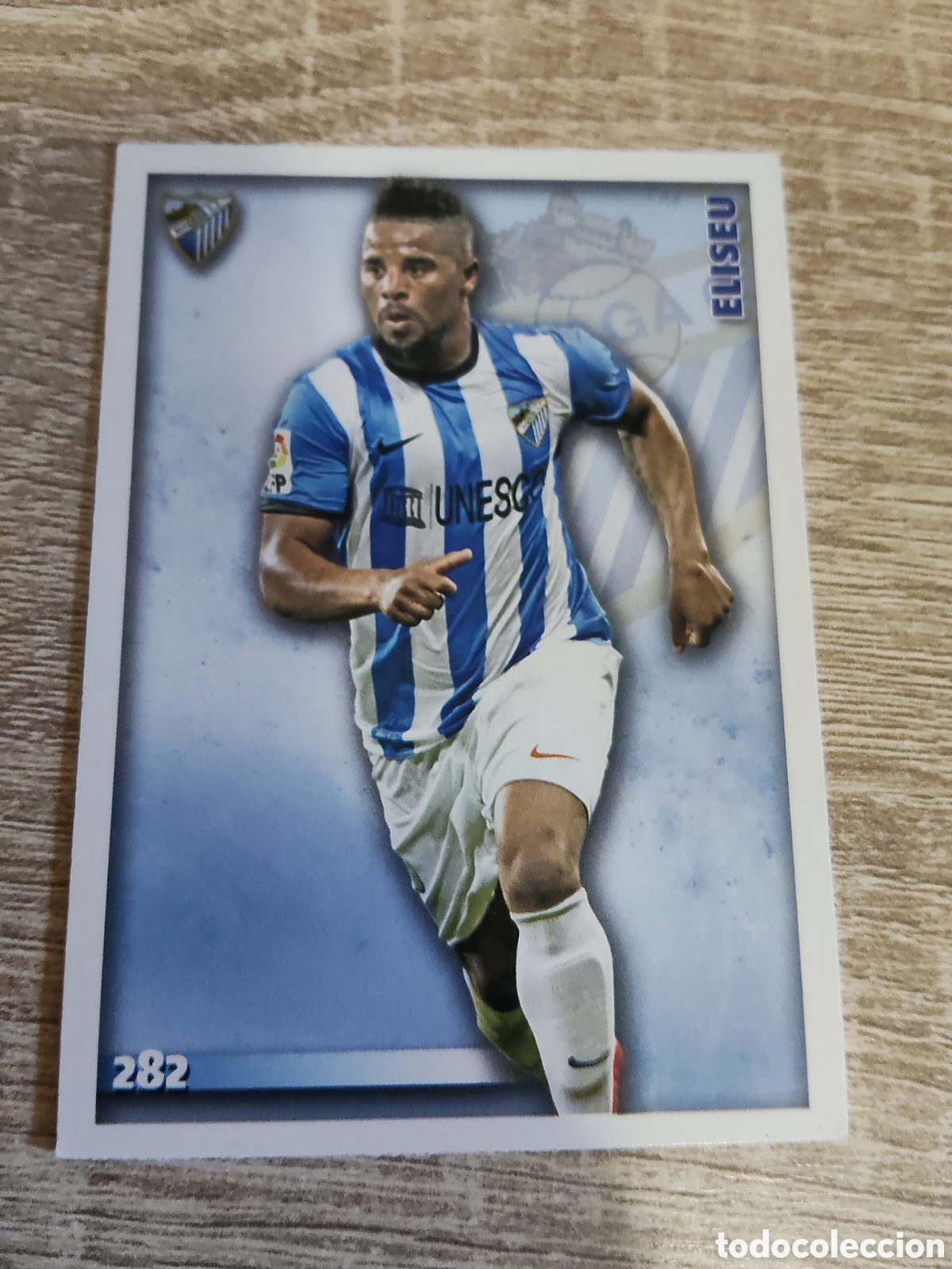 Cromos de f&uacute;tbol: Mundicromo las fichas de la liga 2015 282 Eliseu M&aacute;laga