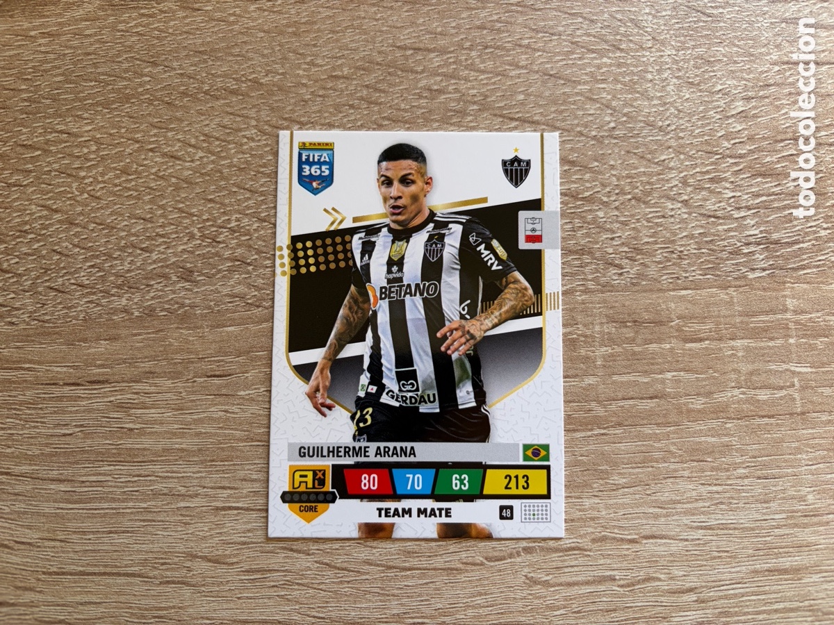 Cromos de f&uacute;tbol: 48 GUILHERME ARANA ADRENALYN XL FIFA 365 2023 CLUBE ATL&Eacute;TICO MINEIRO