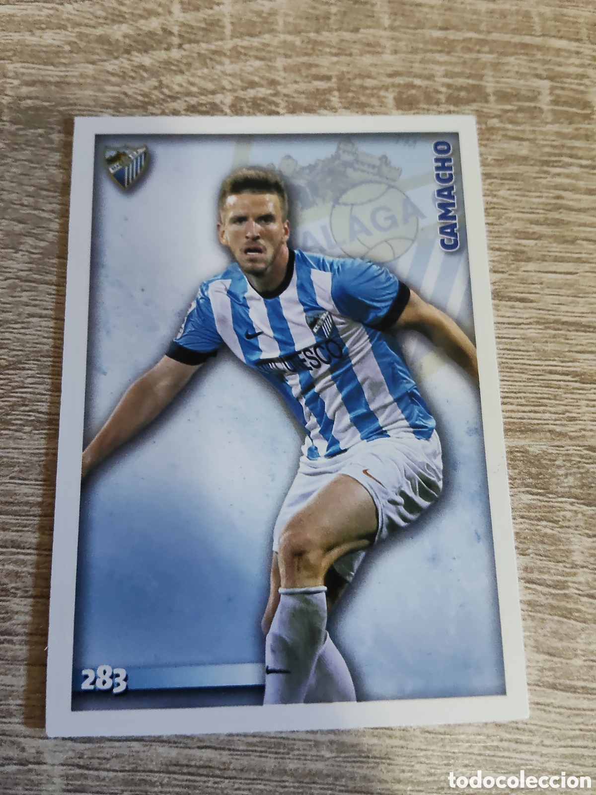 Cromos de f&uacute;tbol: Mundicromo las fichas de la liga 2015 283 Camacho M&aacute;laga