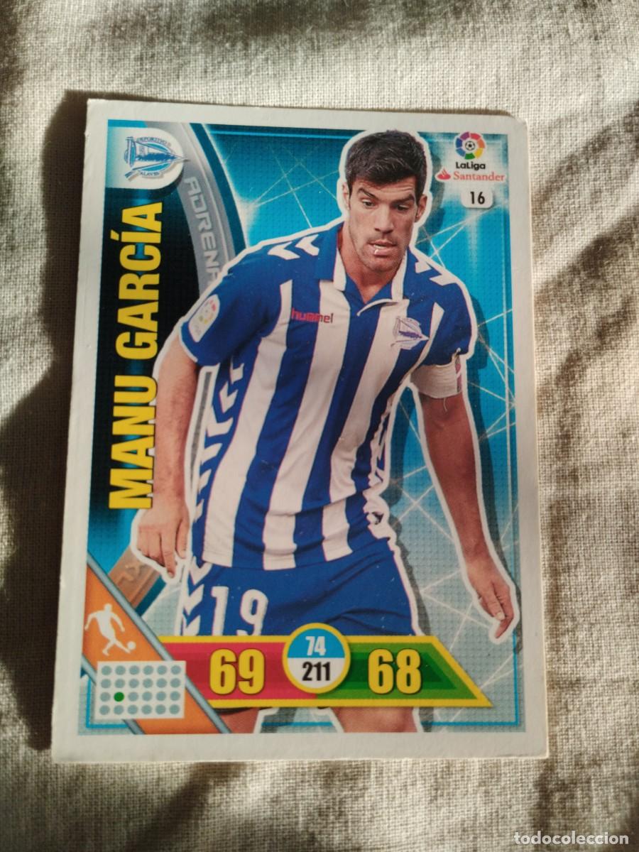 Cromos de f&uacute;tbol: Manu Garc&iacute;a Adrenalyn XL 2016-17