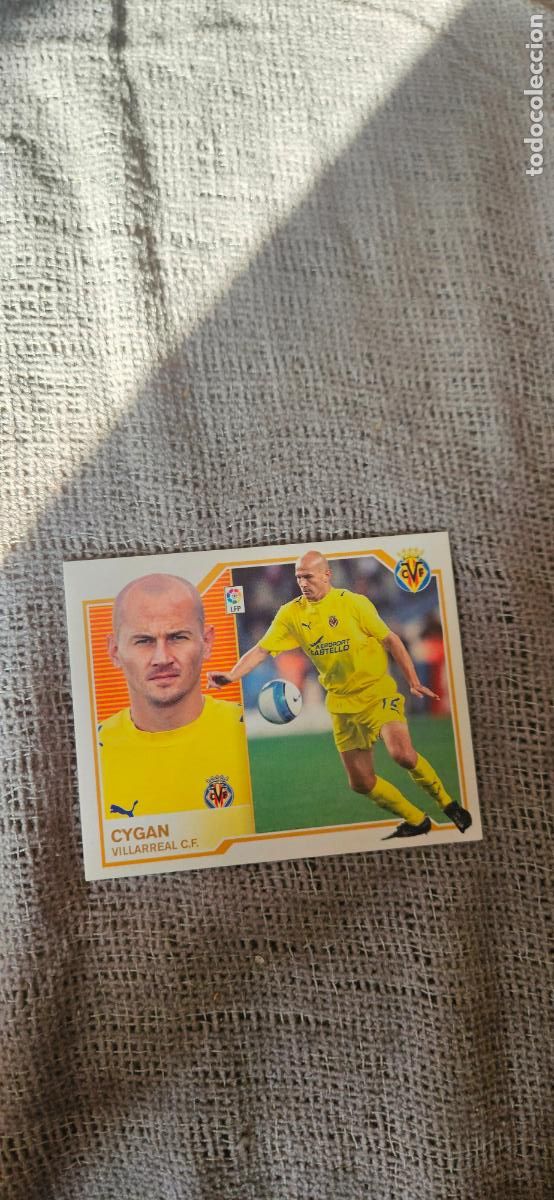 Cromos de f&uacute;tbol: Cygan � Villarreal � LIGA ESTE 2007 2008 07 08 sin pegar