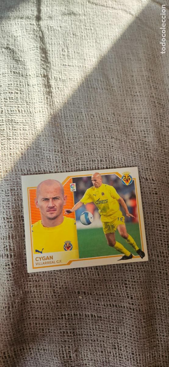 Cromos de f&uacute;tbol: Cygan � Villarreal � LIGA ESTE 2007 2008 07 08 sin pegar
