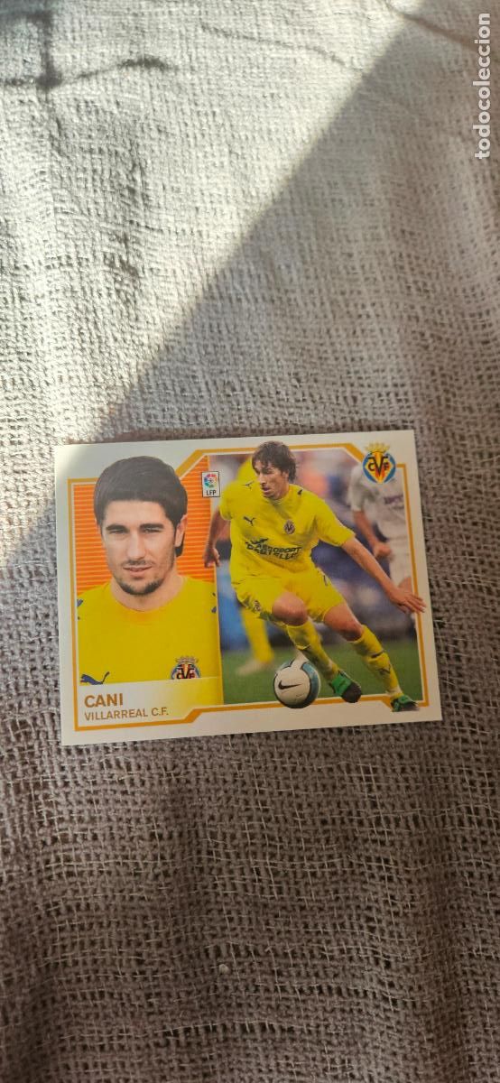 Cromos de f&uacute;tbol: Cani � Villarreal � LIGA ESTE 2007 2008 07 08 sin pegar