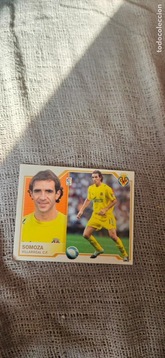 Cromos de f&uacute;tbol: somoza � Villarreal � LIGA ESTE 2007 2008 07 08 sin pegar
