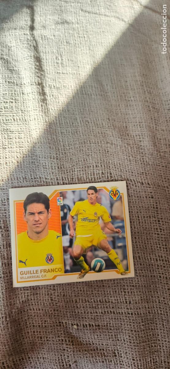 Cromos de f&uacute;tbol: Guille Franco � Villarreal � LIGA ESTE 2007 2008 07 08 sin pegar