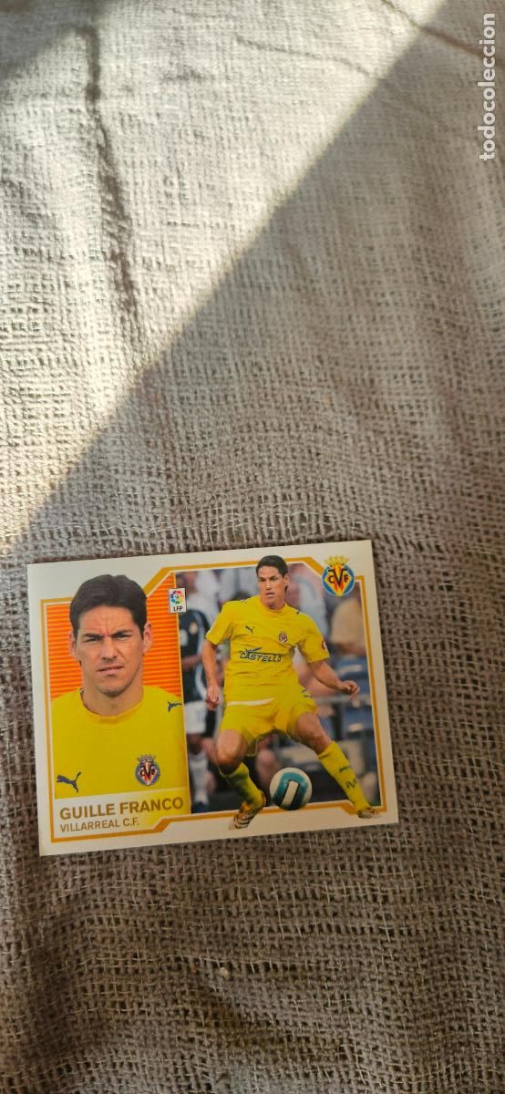 Cromos de f&uacute;tbol: Guille Franco � Villarreal � LIGA ESTE 2007 2008 07 08 sin pegar
