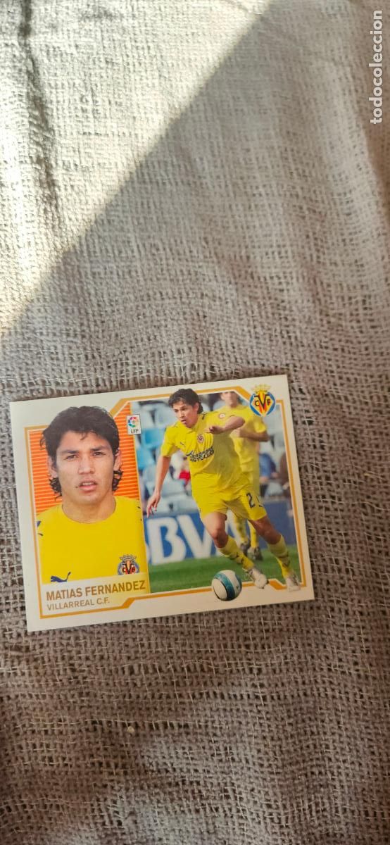 Cromos de f&uacute;tbol: Mat&iacute;as Fern&aacute;ndez � Villarreal � LIGA ESTE 2007 2008 07 08 sin pegar