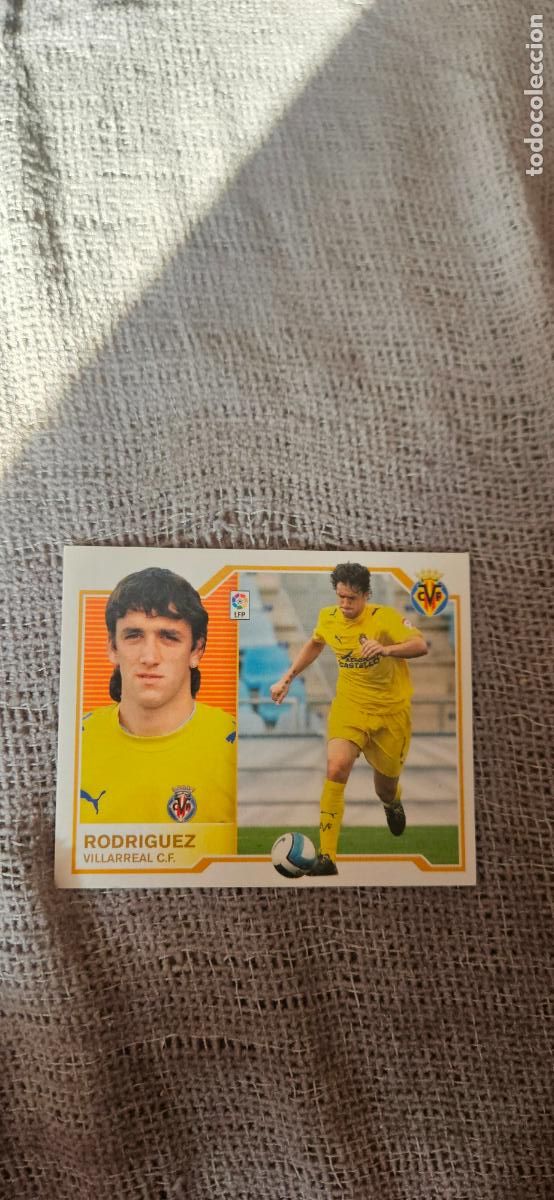Cromos de f&uacute;tbol: rodriguez � Villarreal � LIGA ESTE 2007 2008 07 08 sin pegar