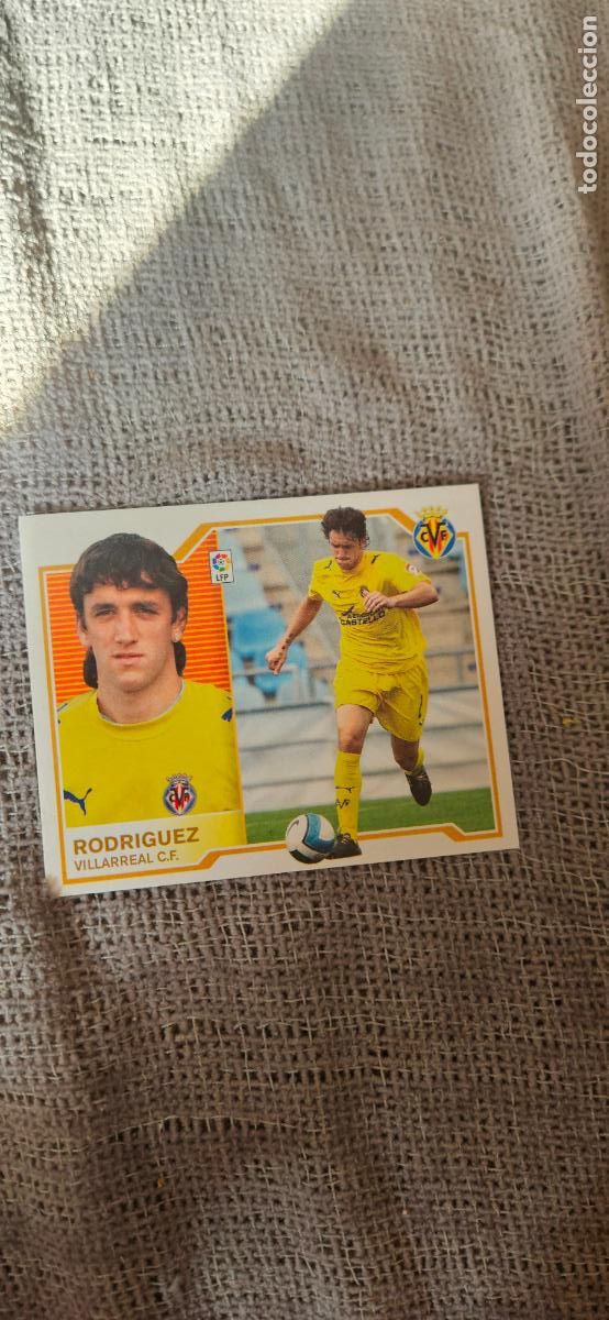 Cromos de f&uacute;tbol: rodriguez � Villarreal � LIGA ESTE 2007 2008 07 08 sin pegar