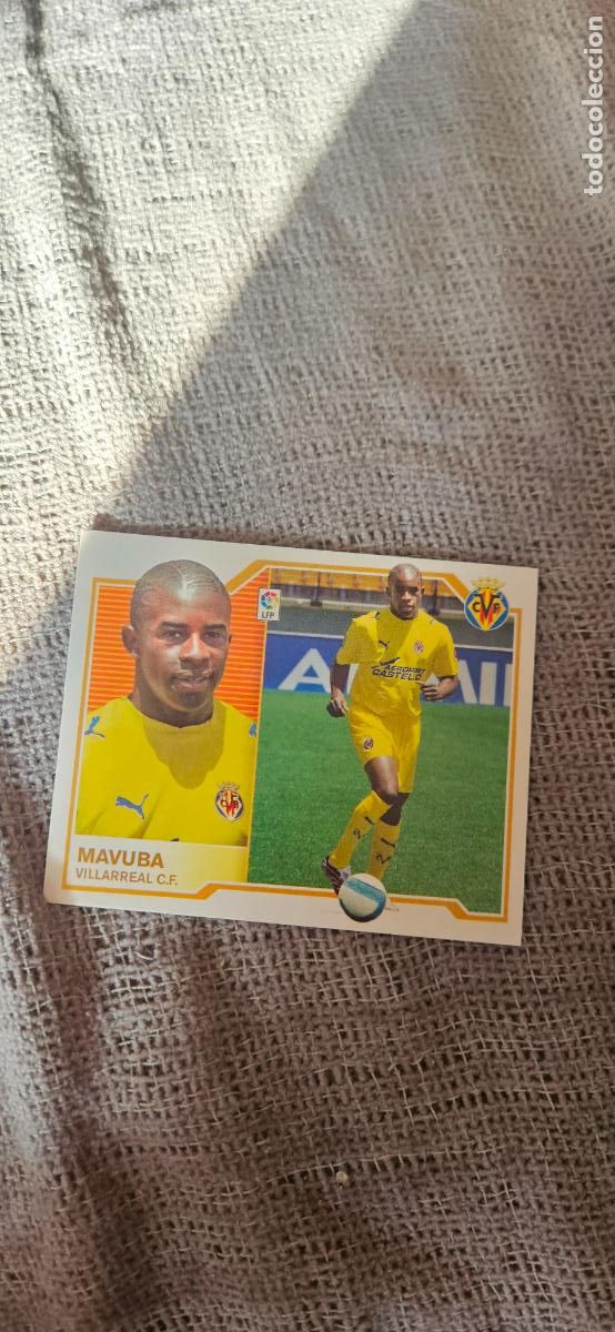 Cromos de f&uacute;tbol: mavuba � Villarreal � LIGA ESTE 2007 2008 07 08 sin pegar