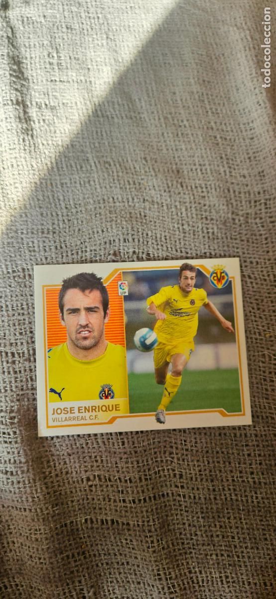 Cromos de Futebol: jose enrique � Villarreal � LIGA ESTE 2007 2008 07 08 sin pegar