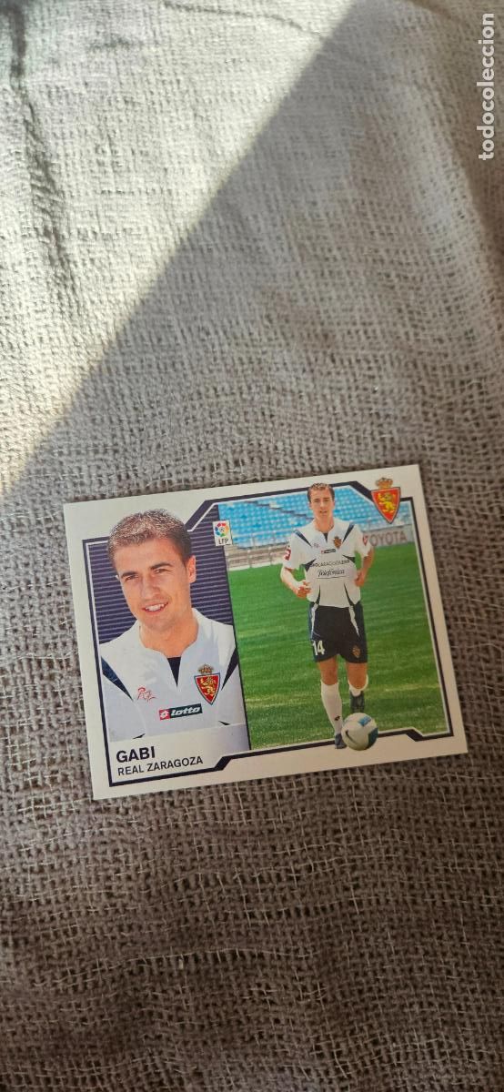 Cromos de Futebol: Gabi � Zaragoza � LIGA ESTE 2007 2008 07 08 sin pegar