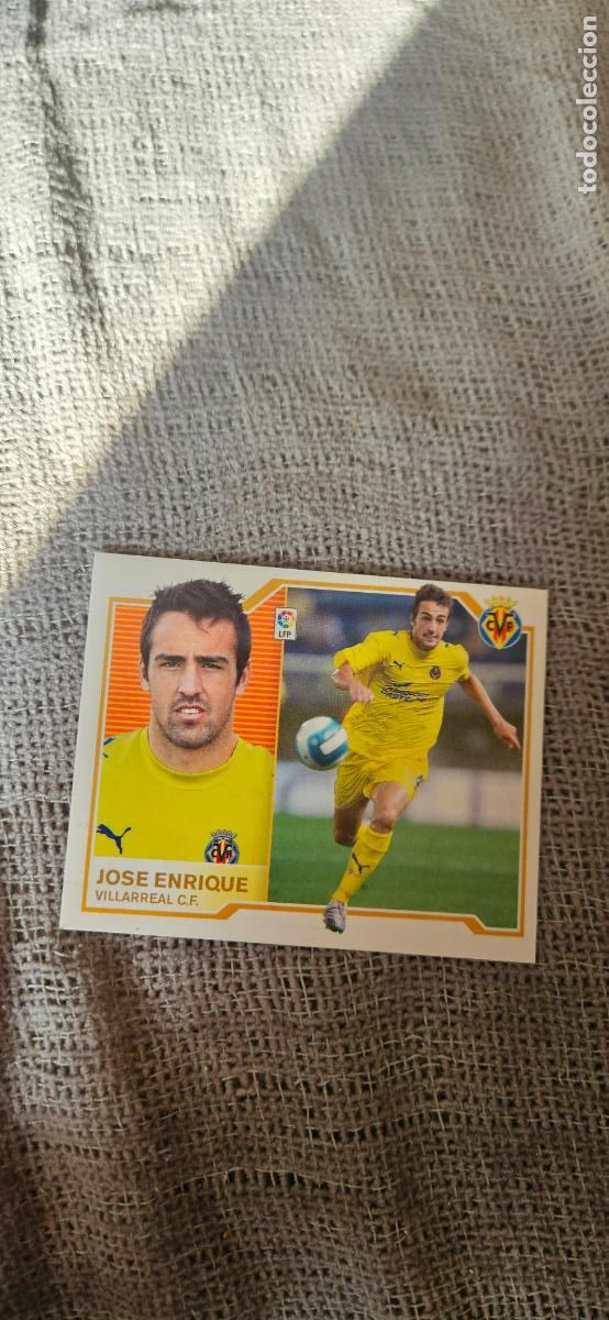 Cromos de Futebol: jose enrique � Villarreal � LIGA ESTE 2007 2008 07 08 sin pegar