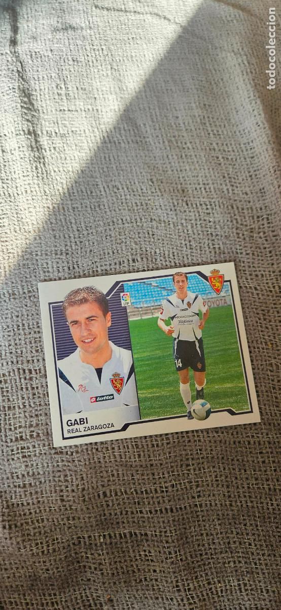 Cromos de Futebol: Gabi � Zaragoza � LIGA ESTE 2007 2008 07 08 sin pegar