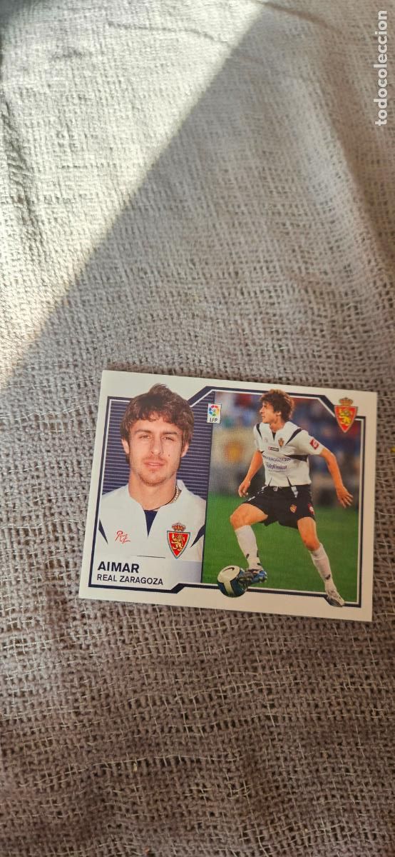 Cromos de Futebol: Aimar � Zaragoza � LIGA ESTE 2007 2008 07 08 sin pegar