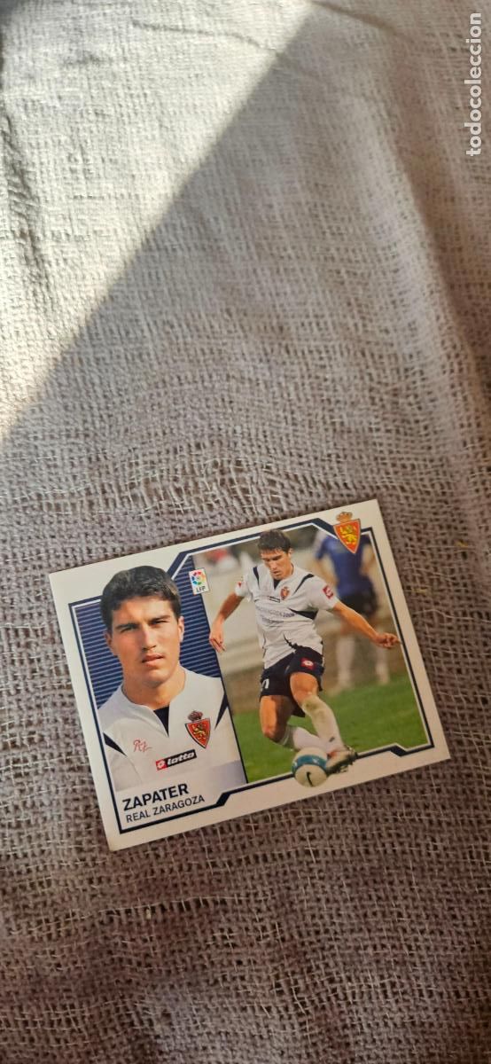 Cromos de Futebol: Zapater � Zaragoza � LIGA ESTE 2007 2008 07 08 sin pegar