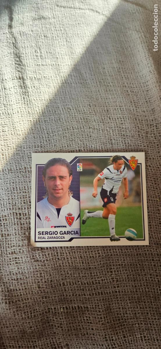 Cromos de Futebol: Sergio Garc&iacute;a � Zaragoza � LIGA ESTE 2007 2008 07 08 sin pegar