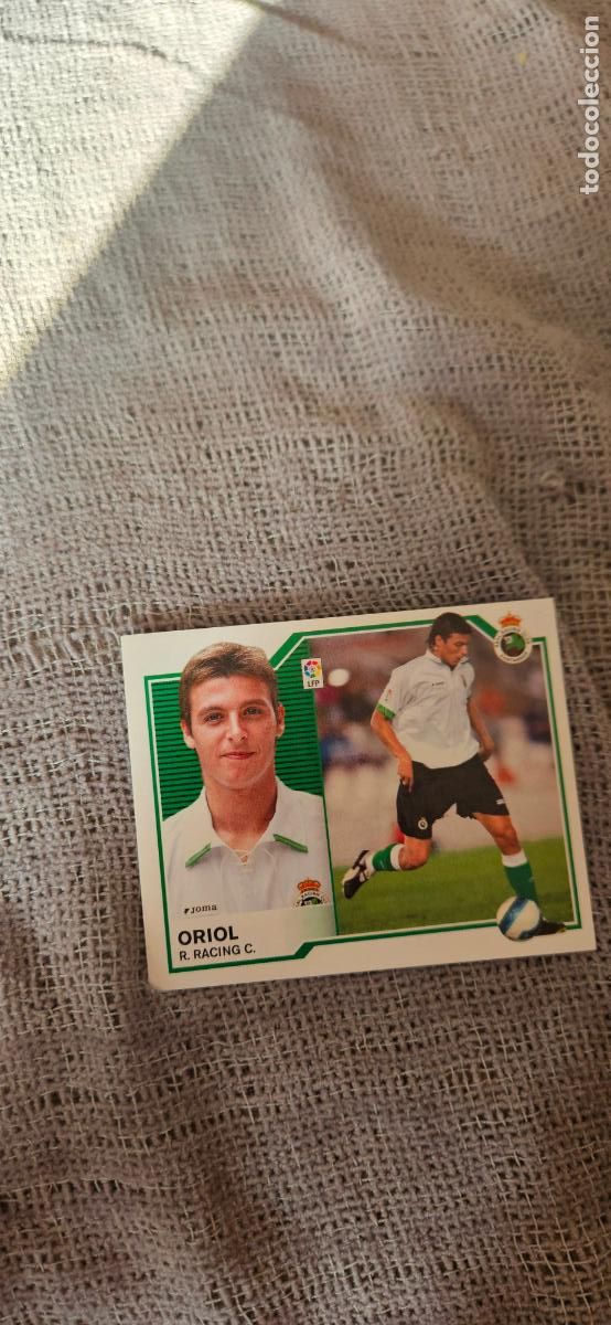 Cromos de Futebol: Oriol � Racing de Santander � LIGA ESTE 2007 2008 07 08 sin pegar