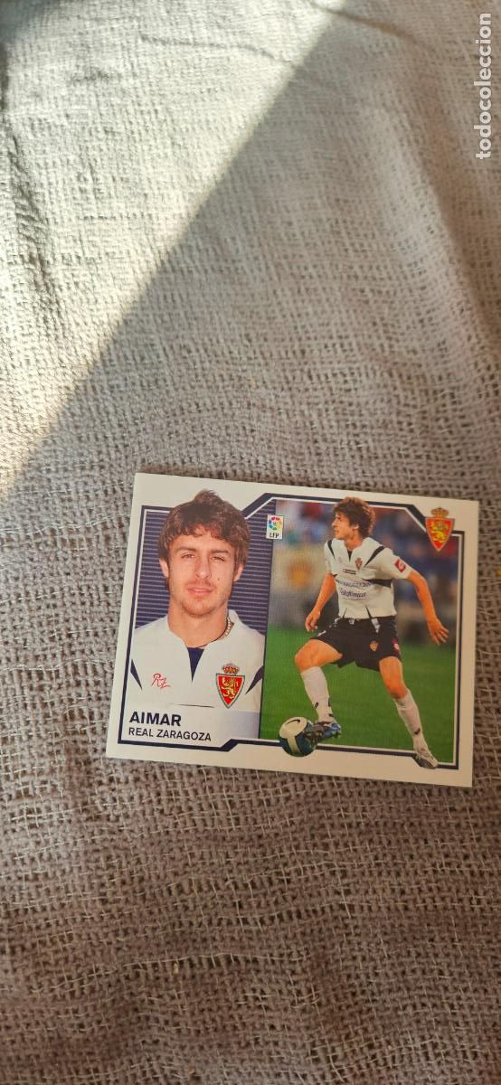Cromos de Futebol: Aimar � Zaragoza � LIGA ESTE 2007 2008 07 08 sin pegar