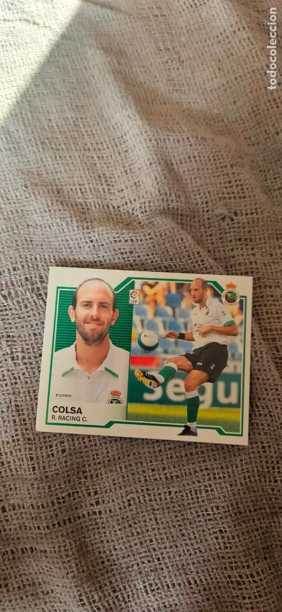 Cromos de Futebol: Colsa � Racing de Santander � LIGA ESTE 2007 2008 07 08 sin pegar