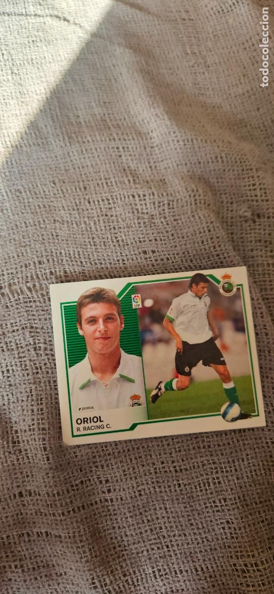Cromos de Futebol: Oriol � Racing de Santander � LIGA ESTE 2007 2008 07 08 sin pegar