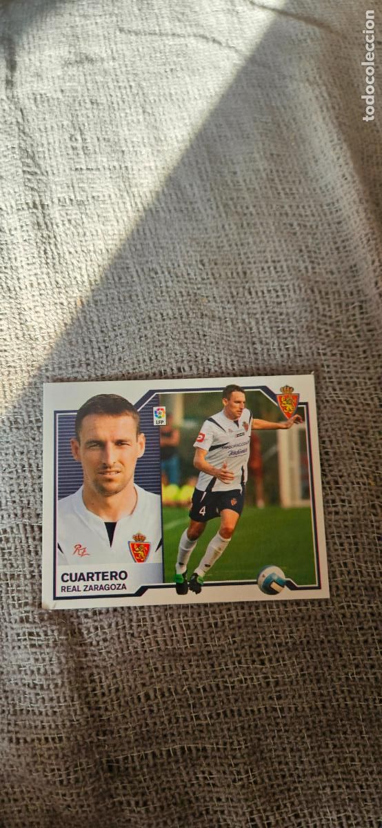 Fu&szlig;ball-Sticker: cuartero � Zaragoza � LIGA ESTE 2007 2008 07 08 sin pegar