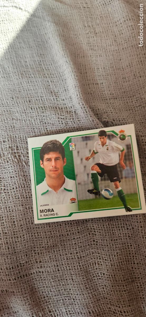 Cromos de Futebol: MORA� Racing de Santander � LIGA ESTE 2007 2008 07 08 sin pegar