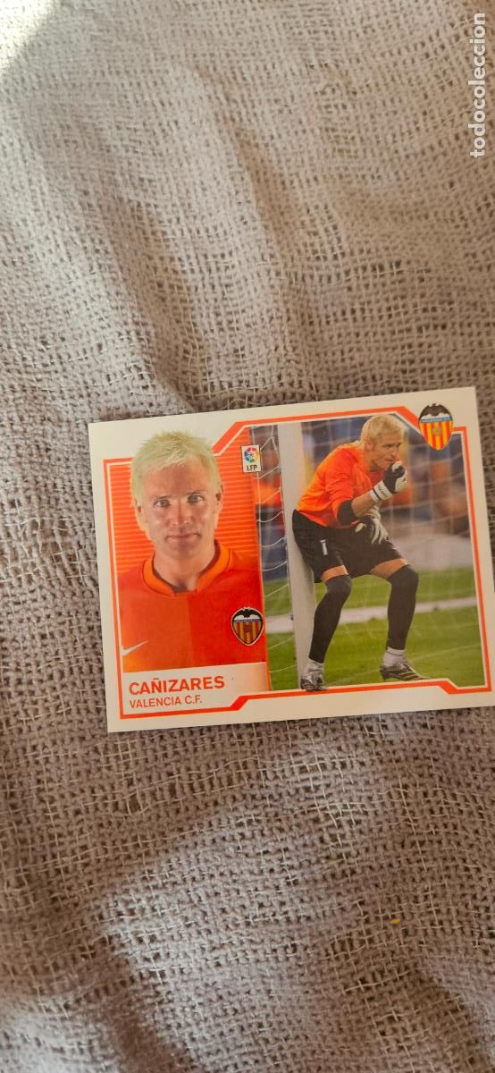 Cromos de Futebol: Ca&ntilde;izares � Valencia � LIGA ESTE 2007 2008 07 08 sin pegar